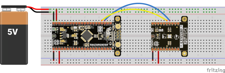 MS5637_I2C_STM_connection