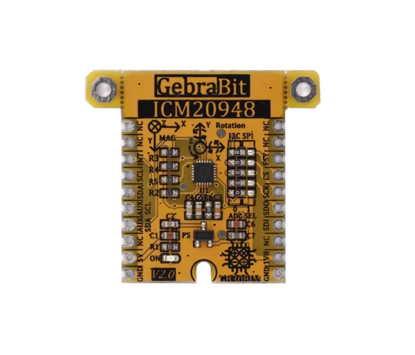 Gebra ICM20948 MEMS Jiroskop İvmeölçer ve Manyetometre Hareket Takıp modülü