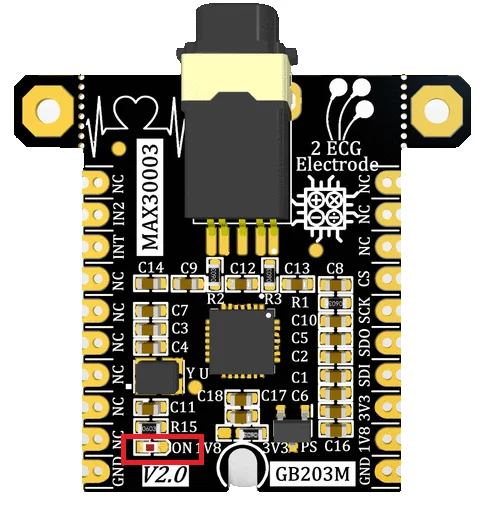 MAX30003_LED-ON